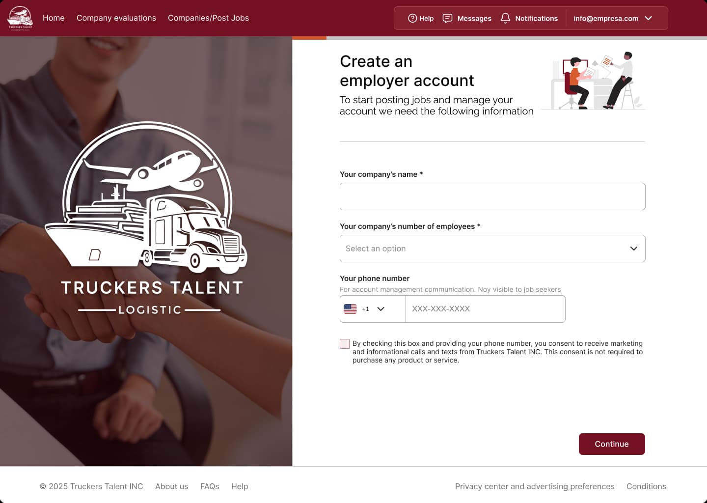 transportation company hiring truck drivers